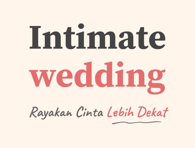 Serunya Intimate Wedding